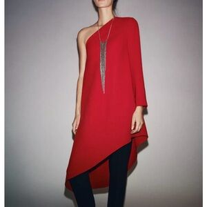 a-line v-neck knee-length chiffon cocktail dress with ruffle A-line Wide Strap V-neck Knee Length Chiffon Multi Layer Prom Dress main image 0